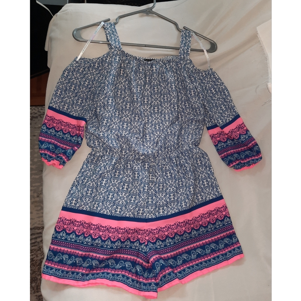 Girls Shorts Romper  Size L